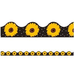 The Hive Black Floral Deco Trim