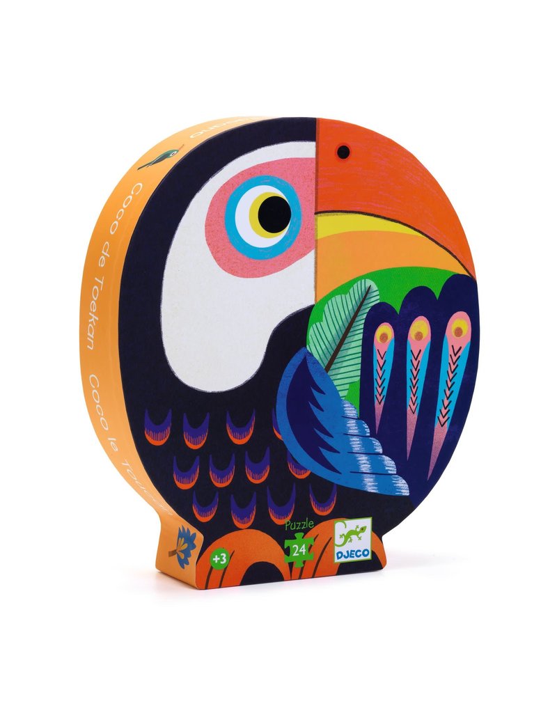 Coco the Toucan 24pc Silhouette Jigsaw Puzzle