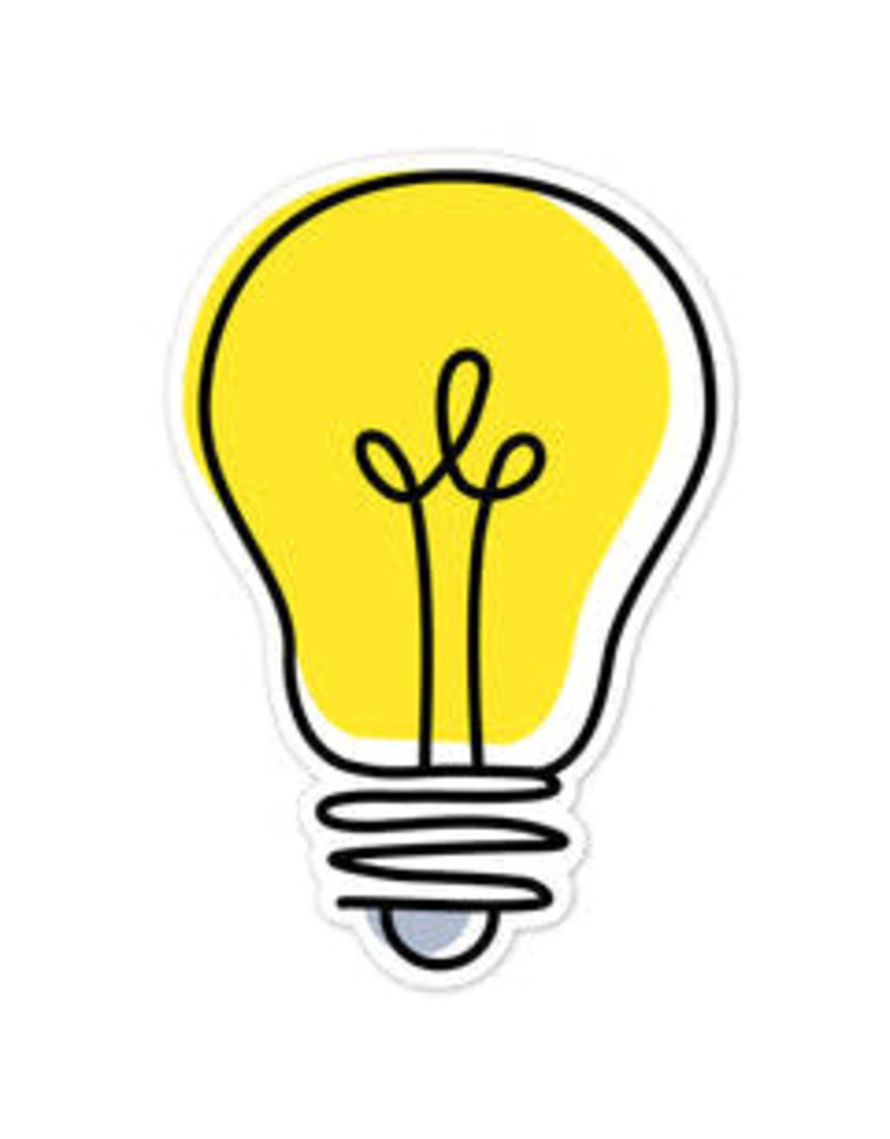 Doodle Lightbulb 6" Designer Cut-Outs