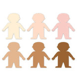 Multicultural People 6" Designer Cut-Outs