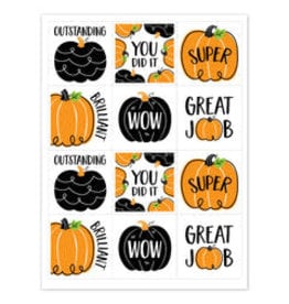 Doodle Pumpkin Reward Stickers