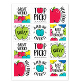 Doodle Apples Reward Stickers