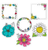 Doodly Blooms 6" Designer Cut-Outs