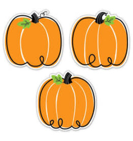 Doodle Pumpkin 6" Designer Cut-Outs