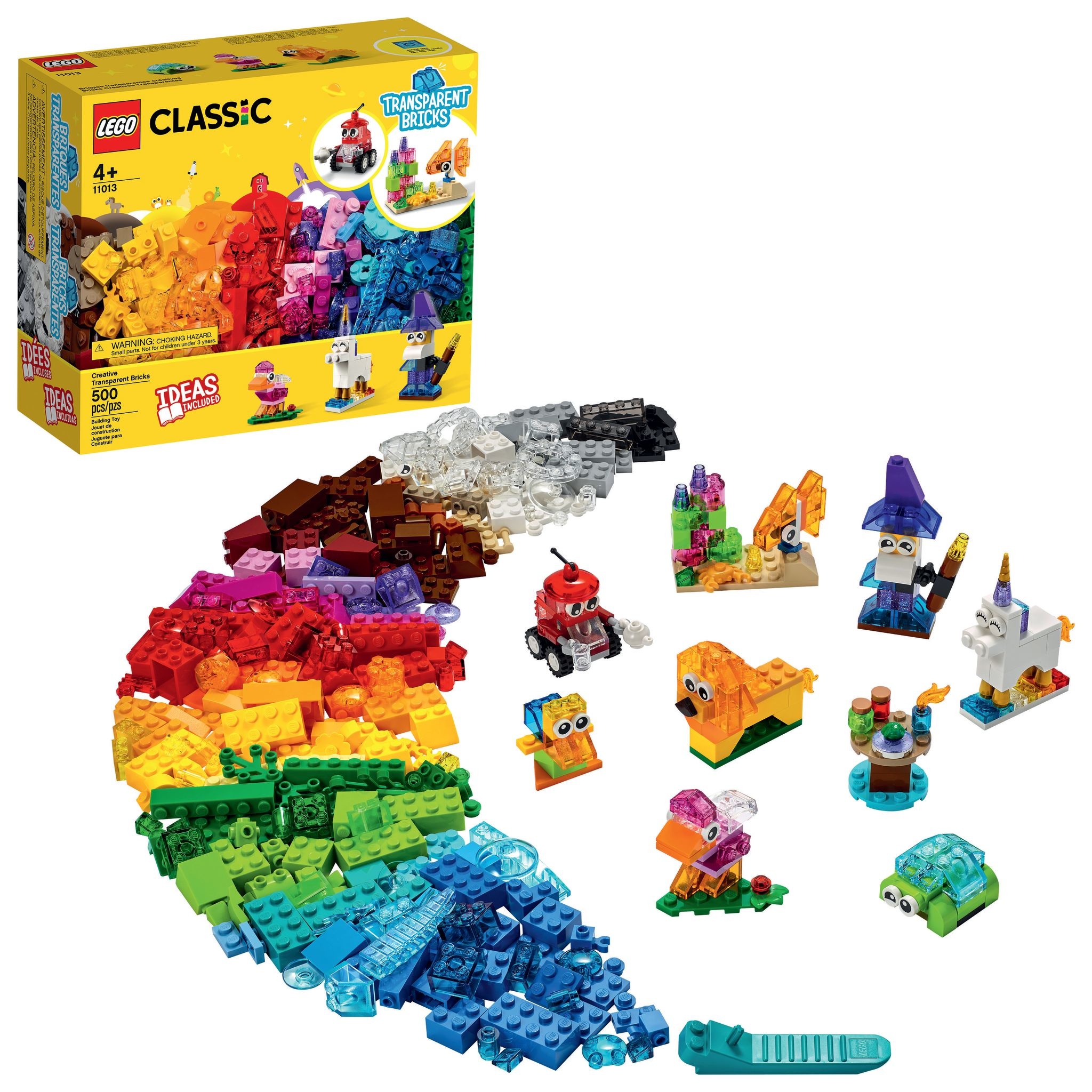LEGO® Classic Creative Transparent Bricks - Tools 4 Teaching