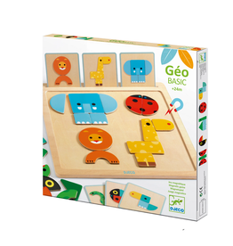 GeoBasic Wooden Puzzle