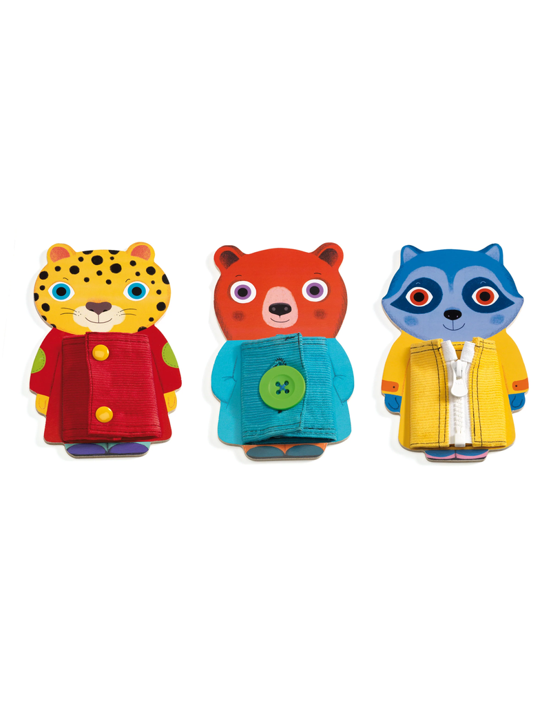 Ziptou Buttoning/Zipping Wooden Skill Boards Tools 4 Teaching