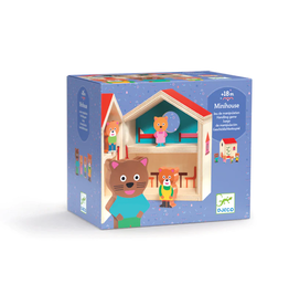 Minihouse Wooden Dollhouse Set