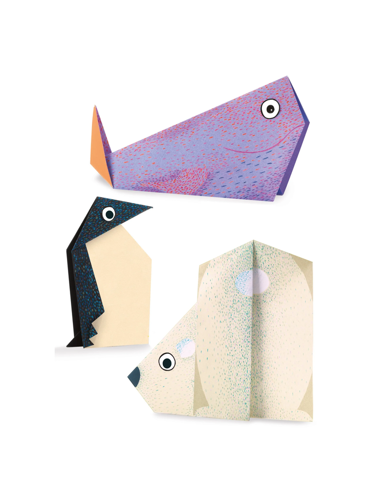 Polar Animals Origami Paper Craft Kit