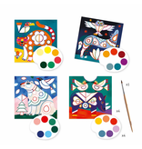 Fanciful Bestiary Surprise Watercolor Painting Cards Activity Set