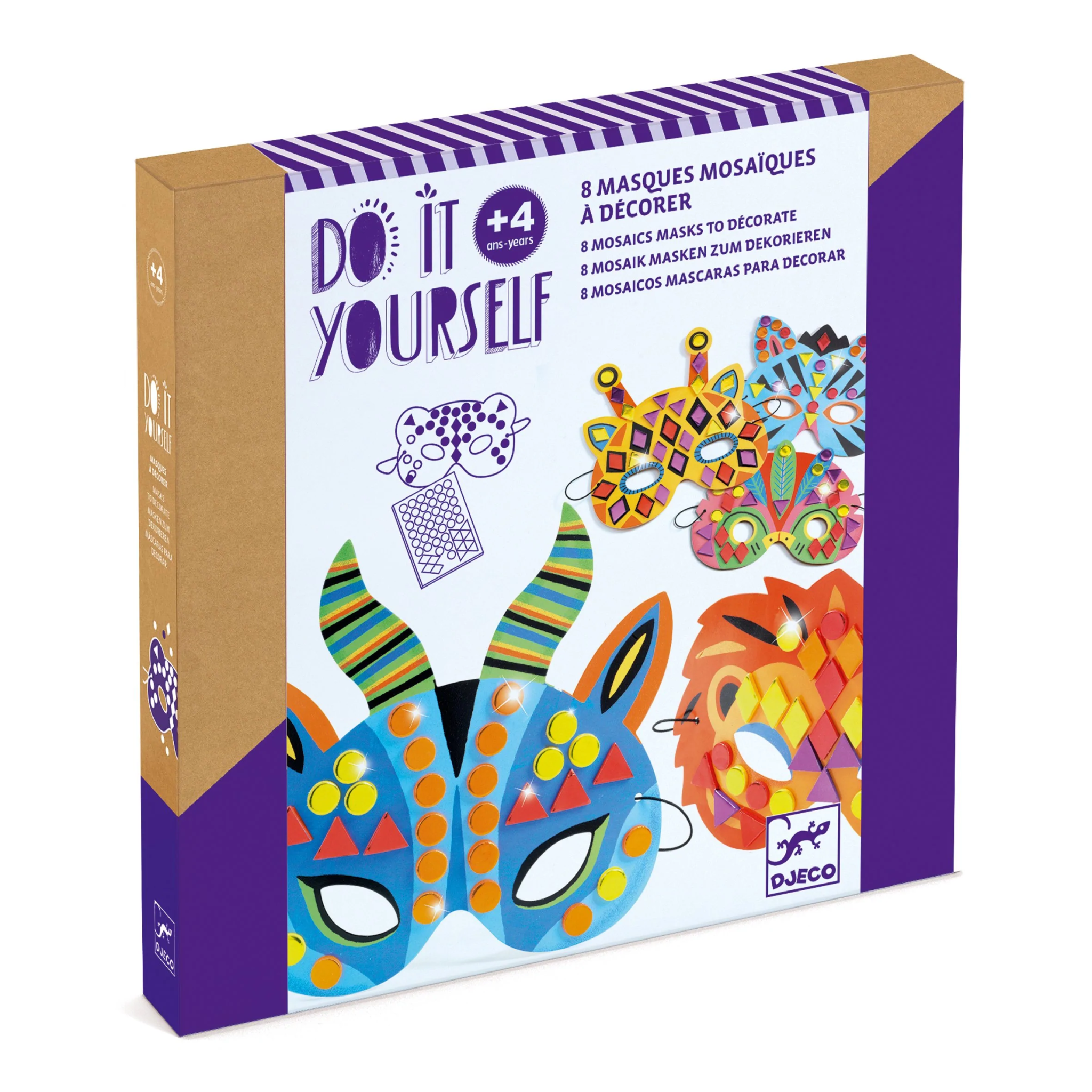 Jungle Animals DIY Masks Craft Kit - Tools 4 Teaching