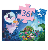 The Fairy & the Unicorn 36pc Silhouette Jigsaw Puzzle