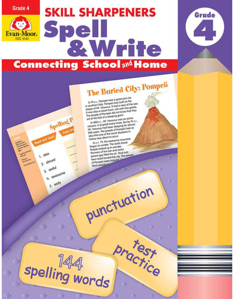 Skill Sharpeners: Spell & Write, Grade K