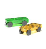 Magna-Tiles® Cars 2-Piece Yellow & Green