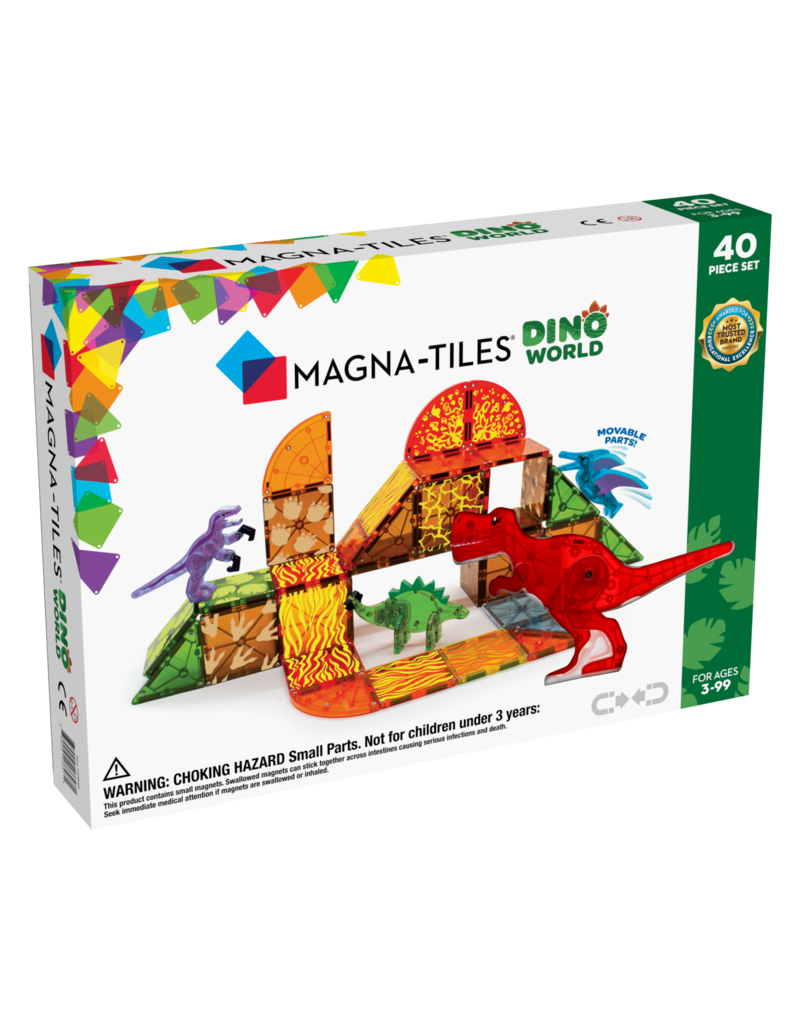 Magna-Tiles® Dino World 40-Piece Set