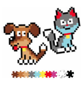 Jixelz 700 pc Set - Playful Pets