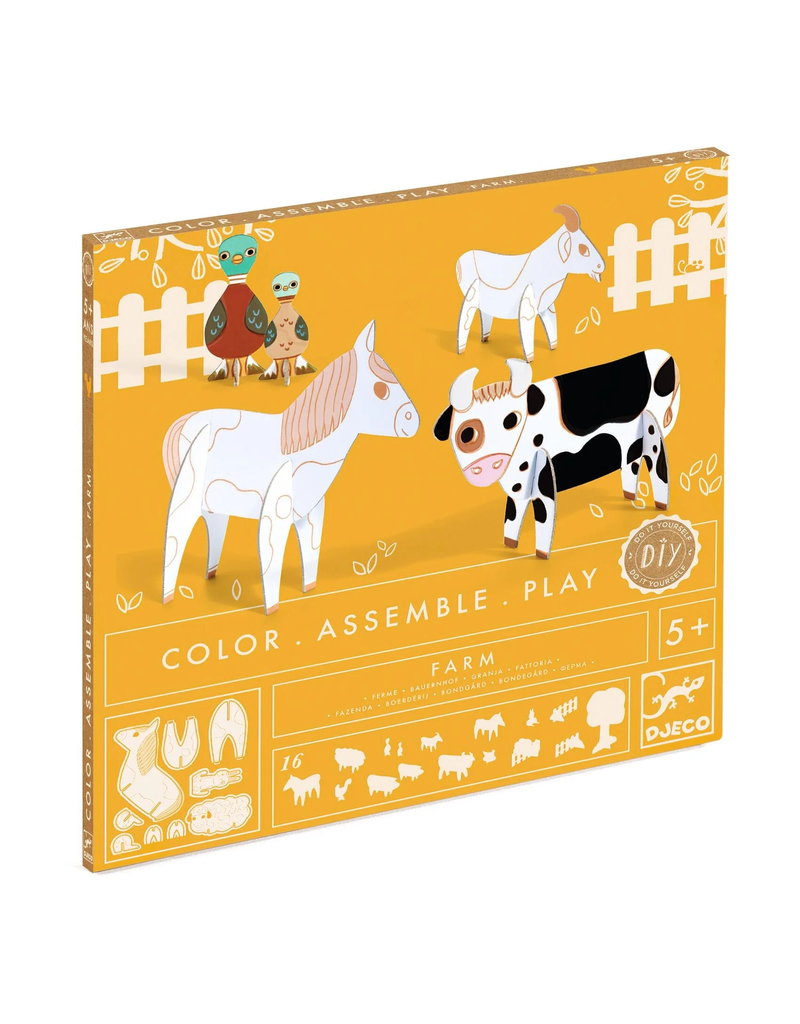 Farm Color. Assemble. Play. DIY Craft Kit