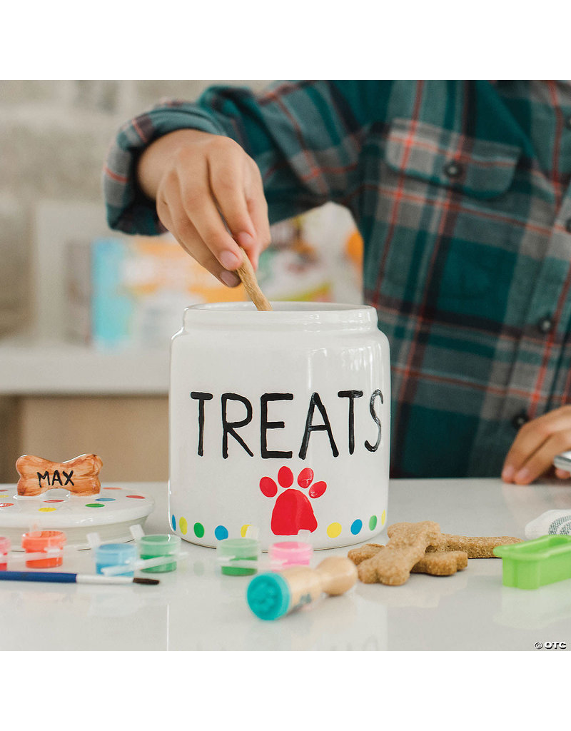 Paint Your Own Porcelain: Dog Treat Jar