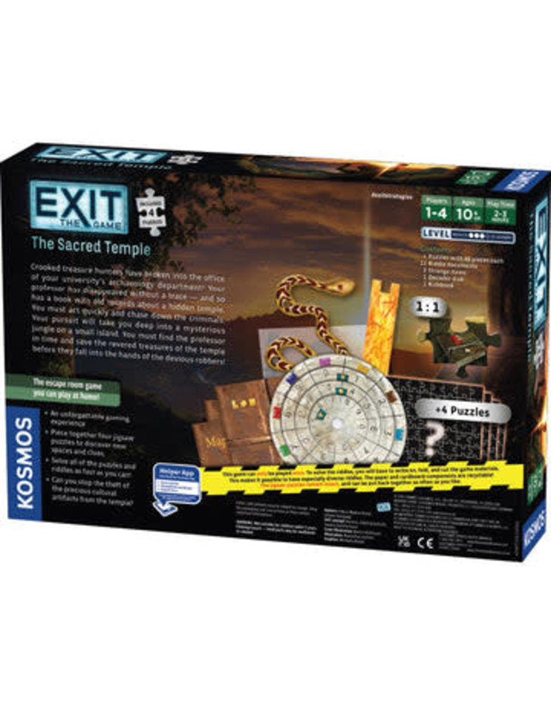 EXIT: The Sacred Temple (with Jigsaw Puzzles)