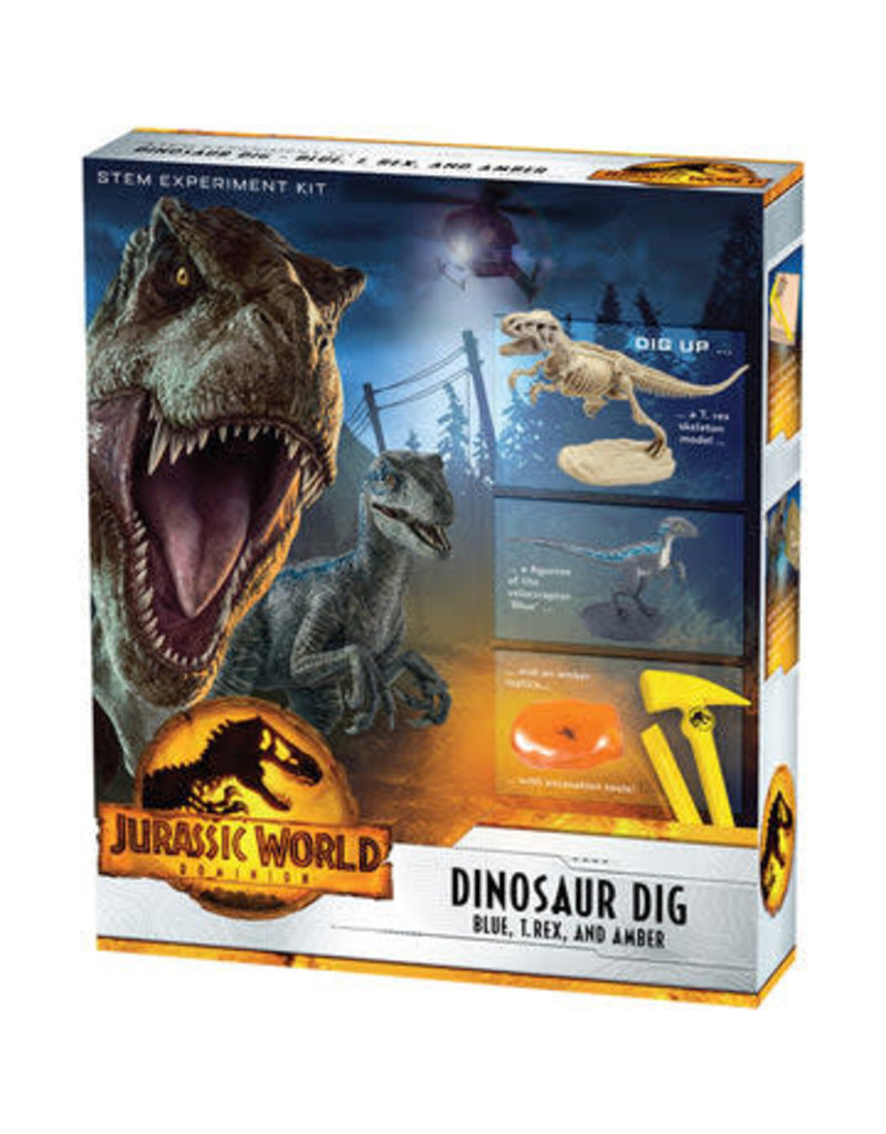 Jurassic World: Dominion Dinosaur Dig - Blue, T. Rex, and Amber