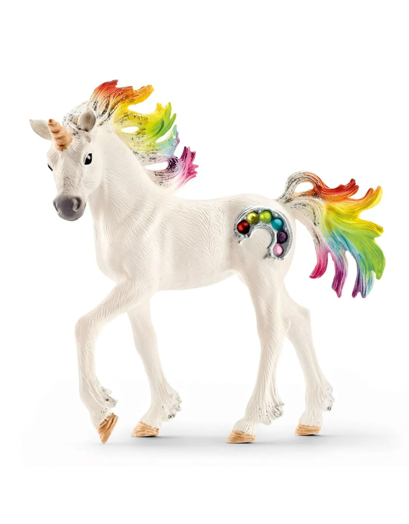 Rainbow unicorn, foal
