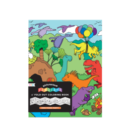 Picturesque Panorama Coloring Book - Dino Picnic Party