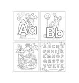 ABC: Amazing Animals Toddler Coloring Book