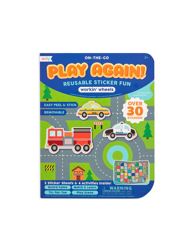 Play Again! Mini On-The-Go Activity Kit - Working Wheels
