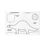 Mini Traveler Coloring and Activity Kit - Dinosaurs in Space