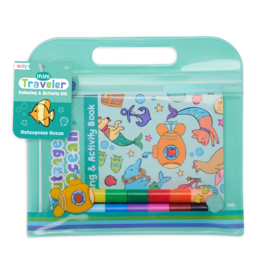 Mini Traveler Coloring and Activity Kit - Outrageous Ocean