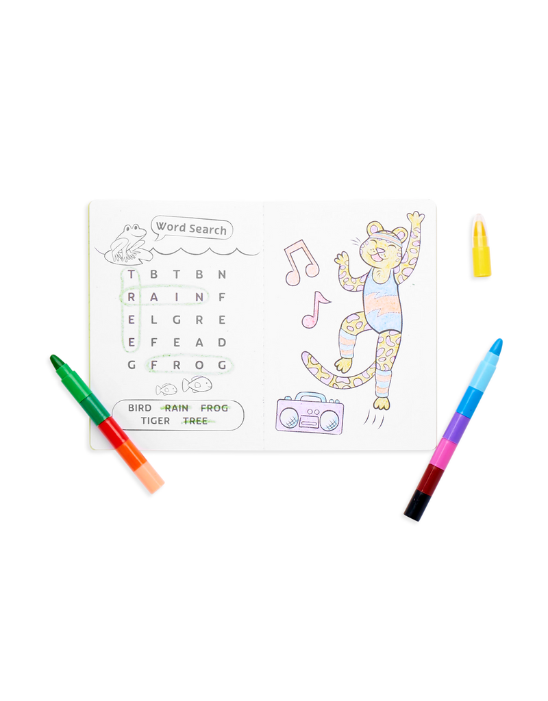 Mini Traveler Coloring and Activity Kit - Jungle Friends