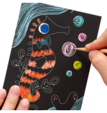 Friendly Fish Scratch and Scribble Mini Scratch Art Kit