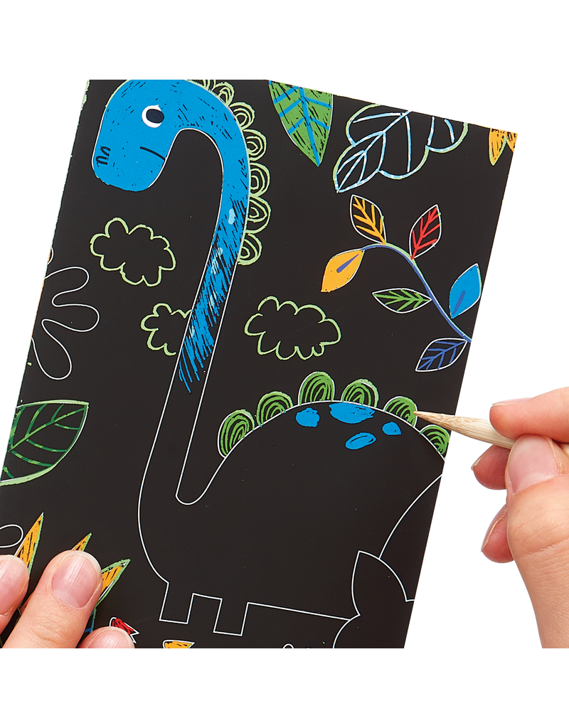 Dinosaur Days Scratch and Scribble Mini Scratch Art Kit