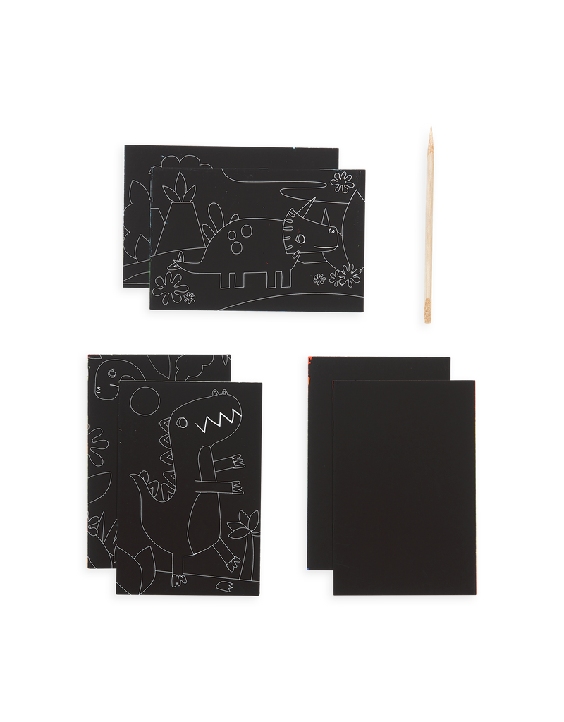 Dinosaur Days Scratch and Scribble Mini Scratch Art Kit