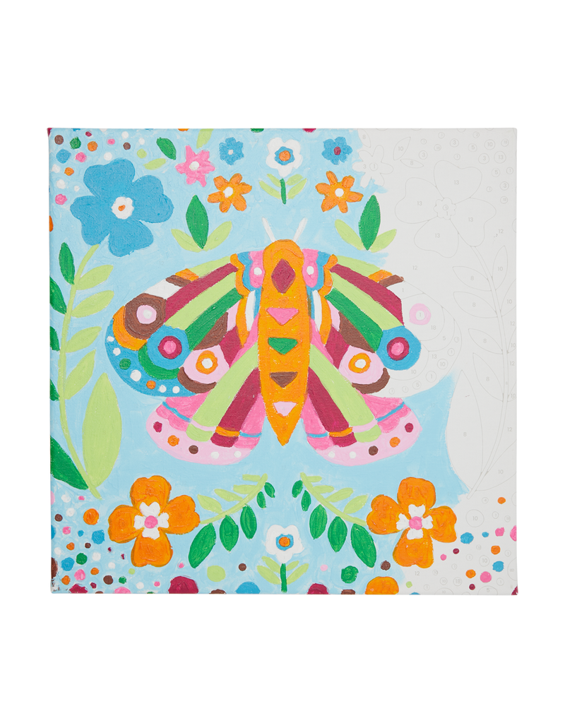 colorific canvas paint by number kit marvelous moth Tools 4 Teaching