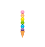 Rainbow Scoops Vanilla Scented Stacking Erasable Crayons