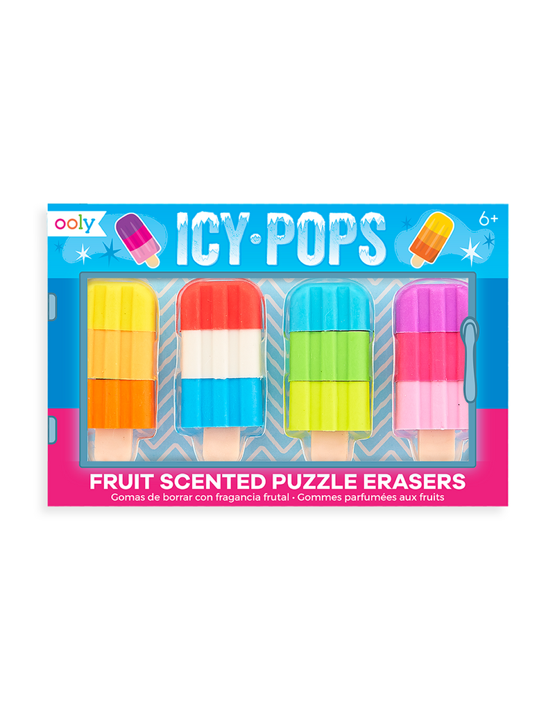 Icy Pops Scented Puzzle Erasers