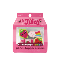 Lil’ Juicy Scented Topper Erasers (Strawberry)