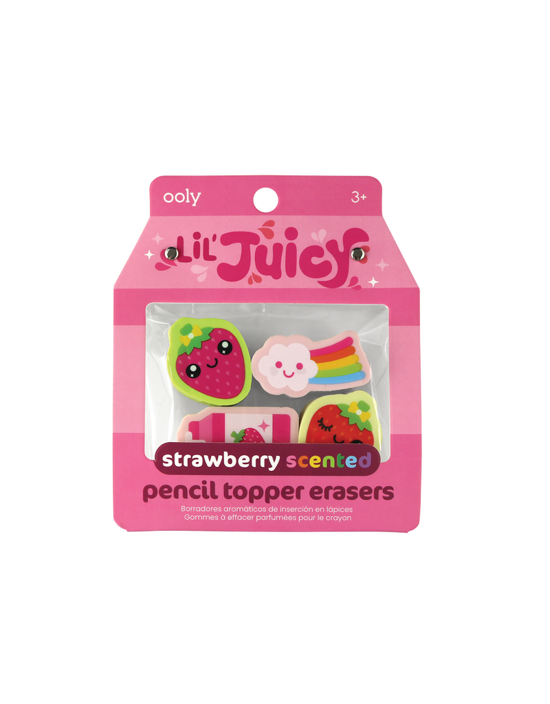 lil’ juicy scented topper erasers (Strawberry)