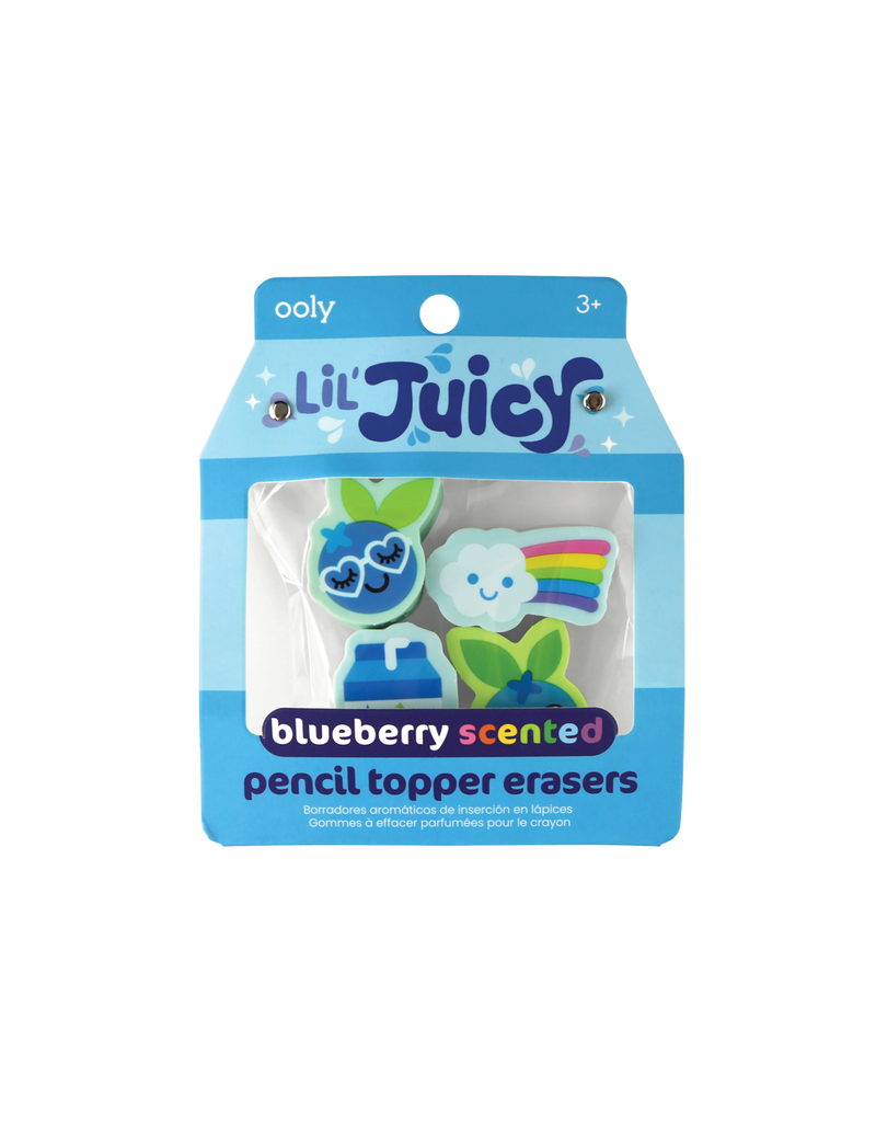Lil’ Juicy Scented Topper Erasers (Blueberry)