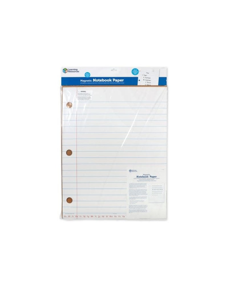 Magnetic Notebook Paper