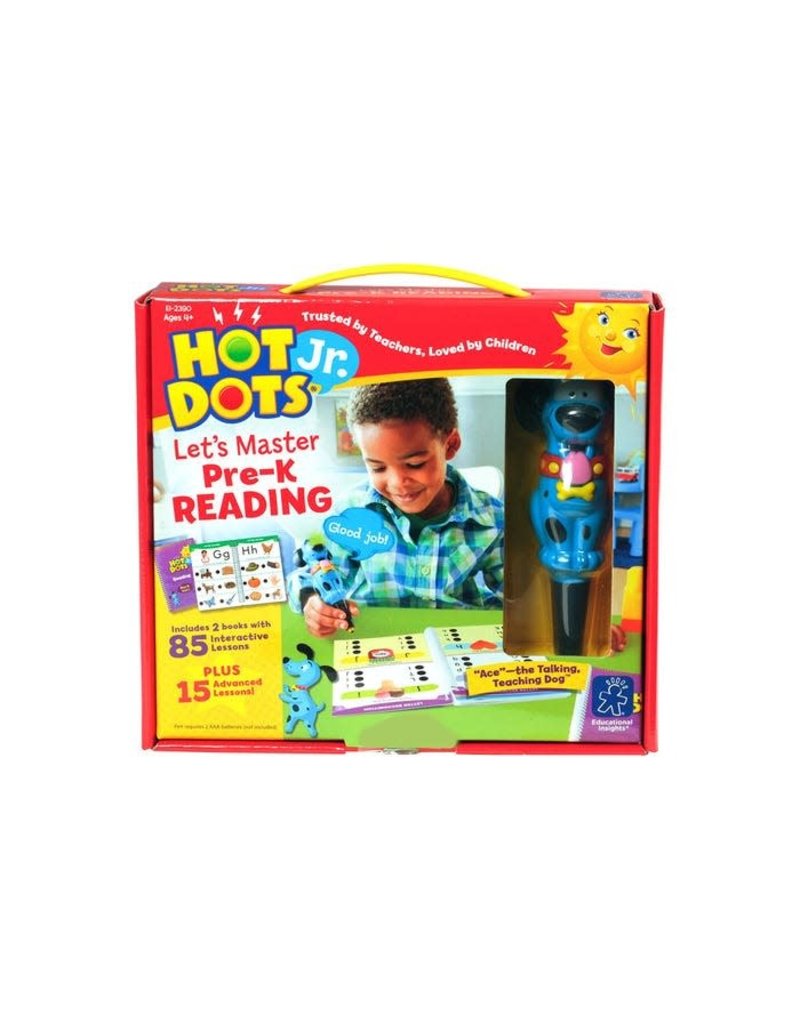 Hot Dots® Jr. Let's Master Pre-K Reading Set with Ace—The Talking, Teaching Dog® Pen