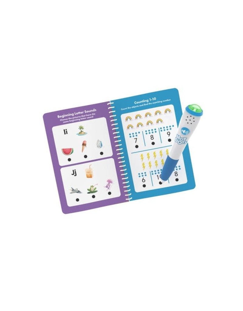 Hot Dots® Preschool Essentials Reading & Math Workbook