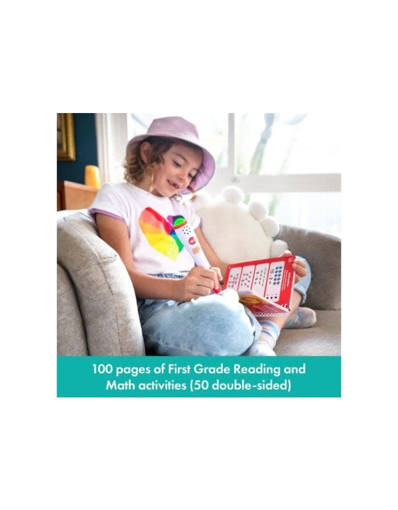 Hot Dots® First Grade Essentials Reading & Math Workbook