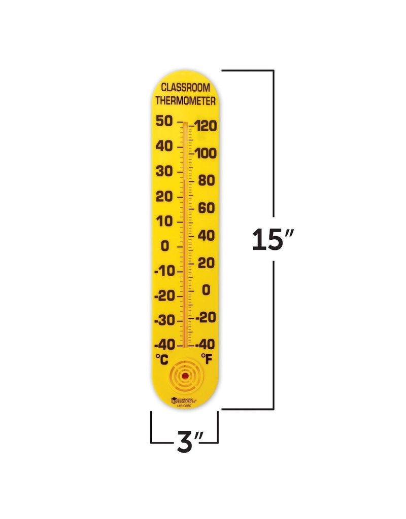 15" Classroom Thermometer
