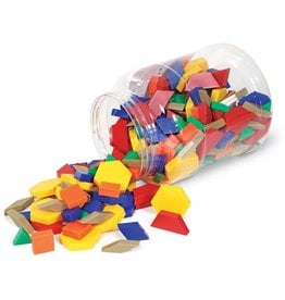 Plastic Pattern Blocks, 1 cm (Set of 250)