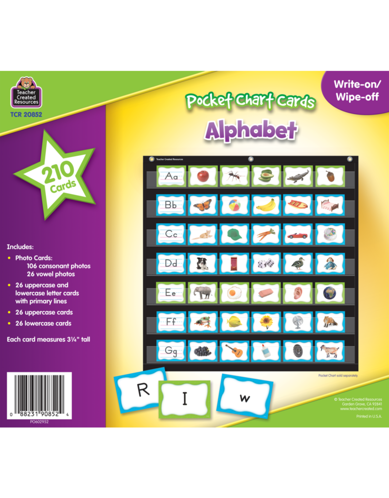 Alphabet Pocket Chart Cards