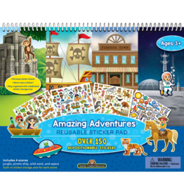 Amazing Adventures Reusable Sticker Pad