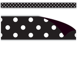 Black Polka Dots Magnetic Strips