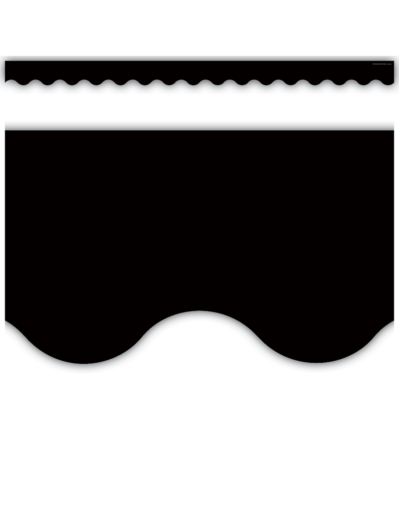 Black Scalloped Border